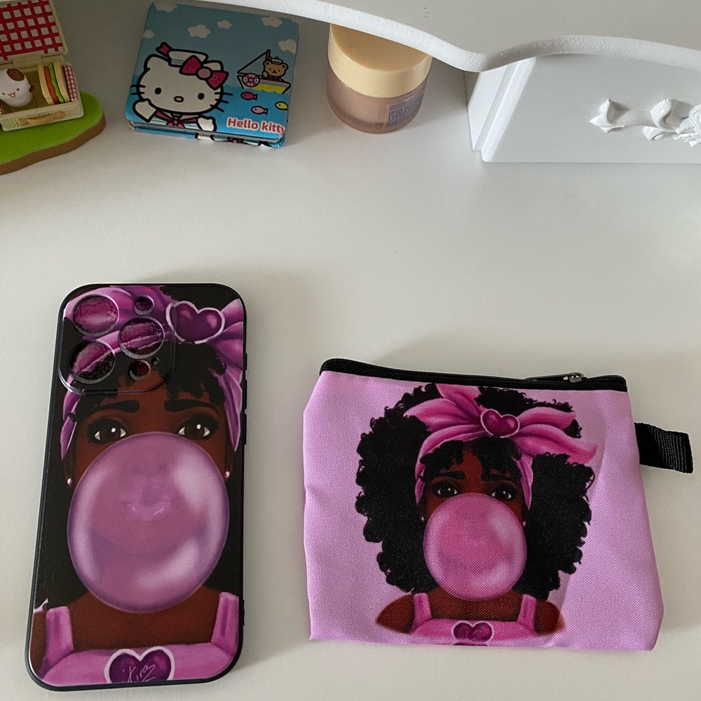 iPhone 15 Pro Case with Matching Coin Purse